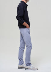 Gage Slim Straight Cashmere Touch Sateen in Glacier
