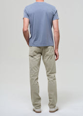 Gage Slim Straight Cashmere Touch Sateen in Sage