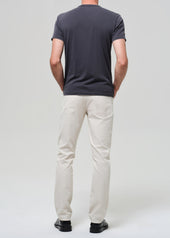 Gage Slim Straight Italian Canvas in Almond