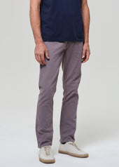 Gage Slim Straight Italian Canvas in Grey