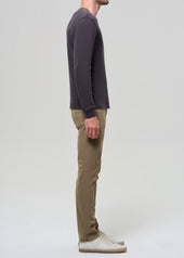 Gage Slim Straight Italian Canvas in Reservoir