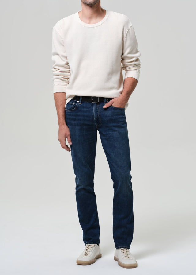Gage Slim Straight Tropical Denim in Tinted Dark