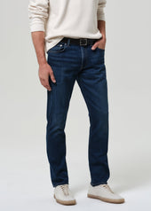 Gage Slim Straight Tropical Denim in Tinted Dark