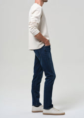 Gage Slim Straight Tropical Denim in Tinted Dark