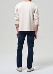 Gage Slim Straight Tropical Denim in Tinted Dark