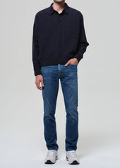 Gage Slim Straight Tropical Denim in Milestone