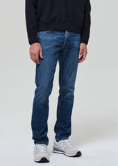 Gage Slim Straight Tropical Denim in Milestone