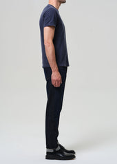 Gage Slim Straight Cashmere Denim in Falcon