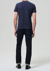 Gage Slim Straight Cashmere Denim in Falcon