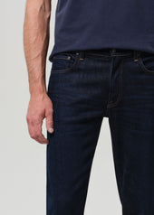 Gage Slim Straight Cashmere Denim in Falcon