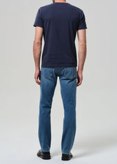 Gage Slim Straight Cashmere Denim in Anders