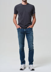 Gage Slim Straight Cashmere Denim in Cyrus