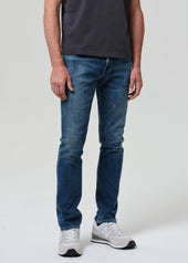 Gage Slim Straight Cashmere Denim in Cyrus