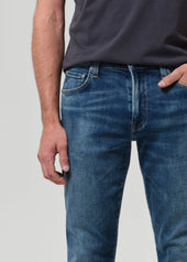 Gage Slim Straight Cashmere Denim in Cyrus