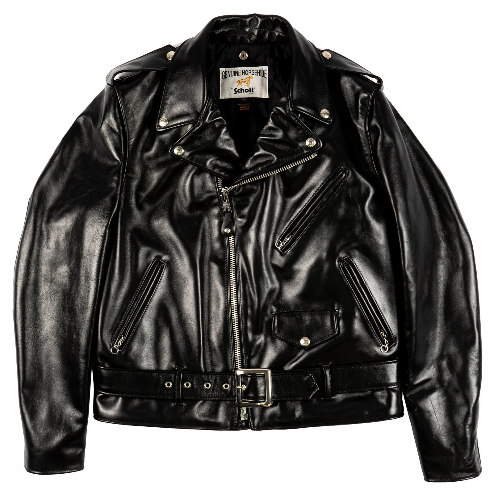 618hh Horsehide Perfecto Leather Jacket