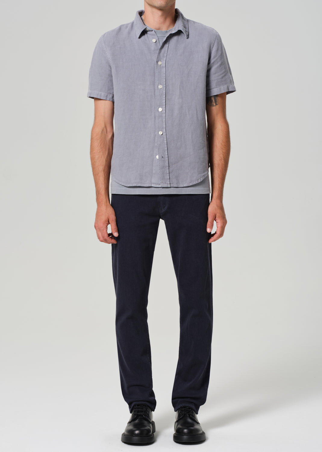 Adler Slim Soft Weft in Cadet Blue
