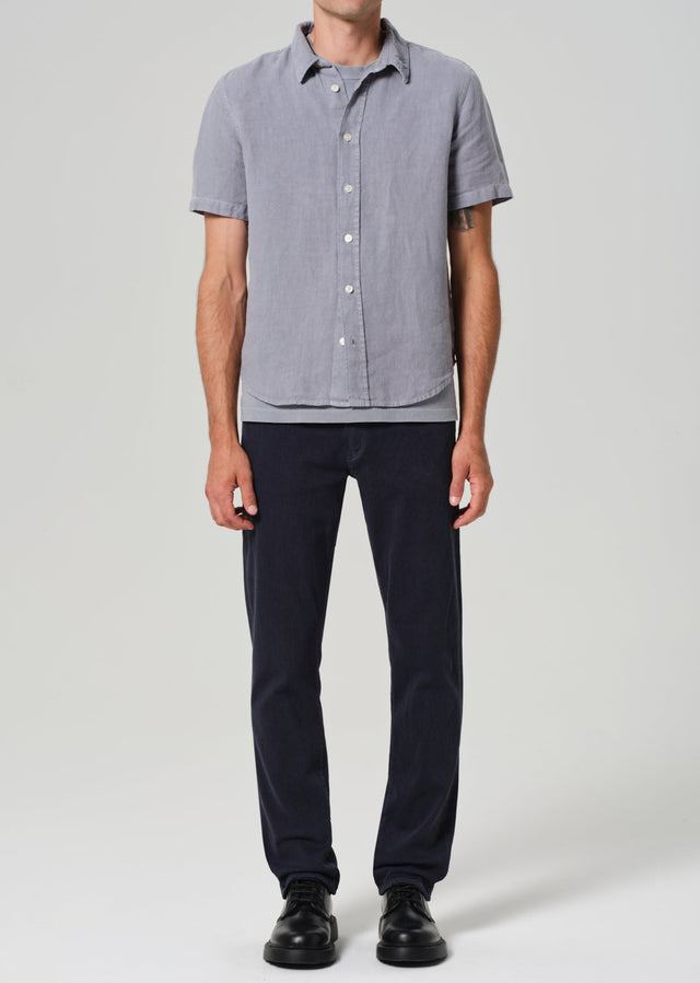 Adler Slim Soft Weft in Cadet Blue