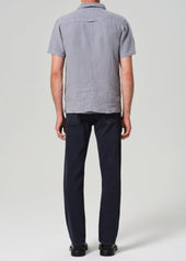 Adler Slim Soft Weft in Cadet Blue
