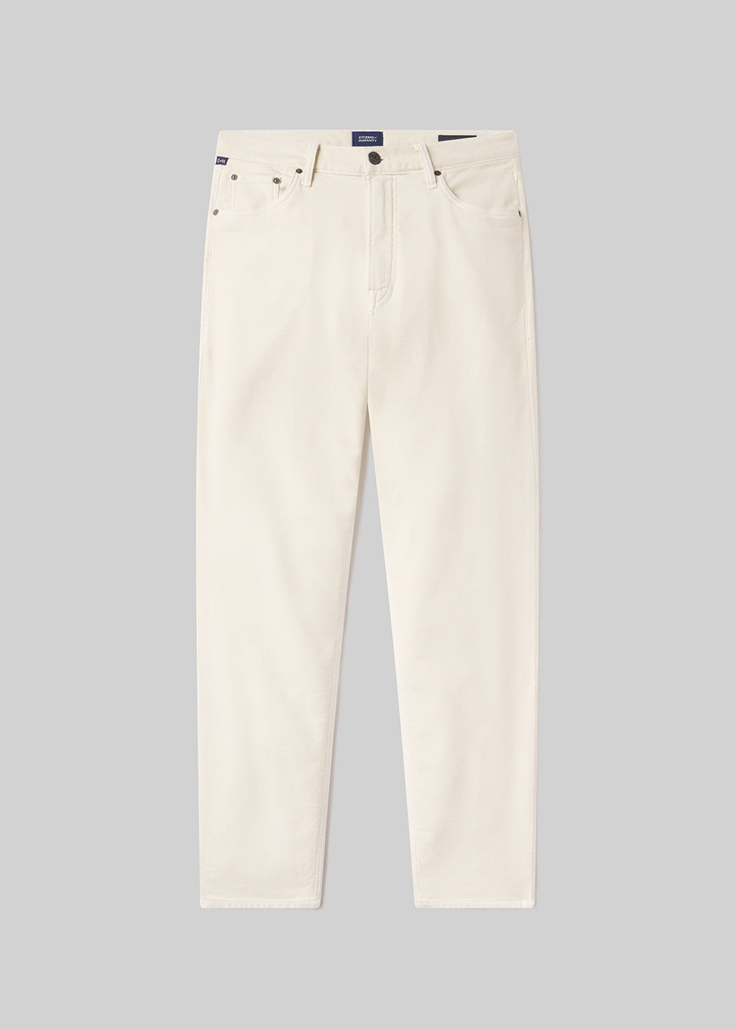 Adler Slim Perform Twill in Ecru