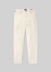 Adler Slim Perform Twill in Ecru