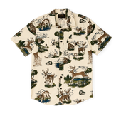 Short Sleeve Lightweight Alaskan Guide Shirt - Vintage White / Deer