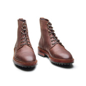 Dixon Cap Toe Derby Boot Pullup Hand Welted Stout Boots