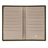 Breast Pocket Sixteen Card Wallet – Sage / Buttermilk