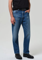 Beau Straight Premium Vintage in Mid Blue