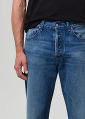 Beau Straight Premium Vintage in Mid Blue