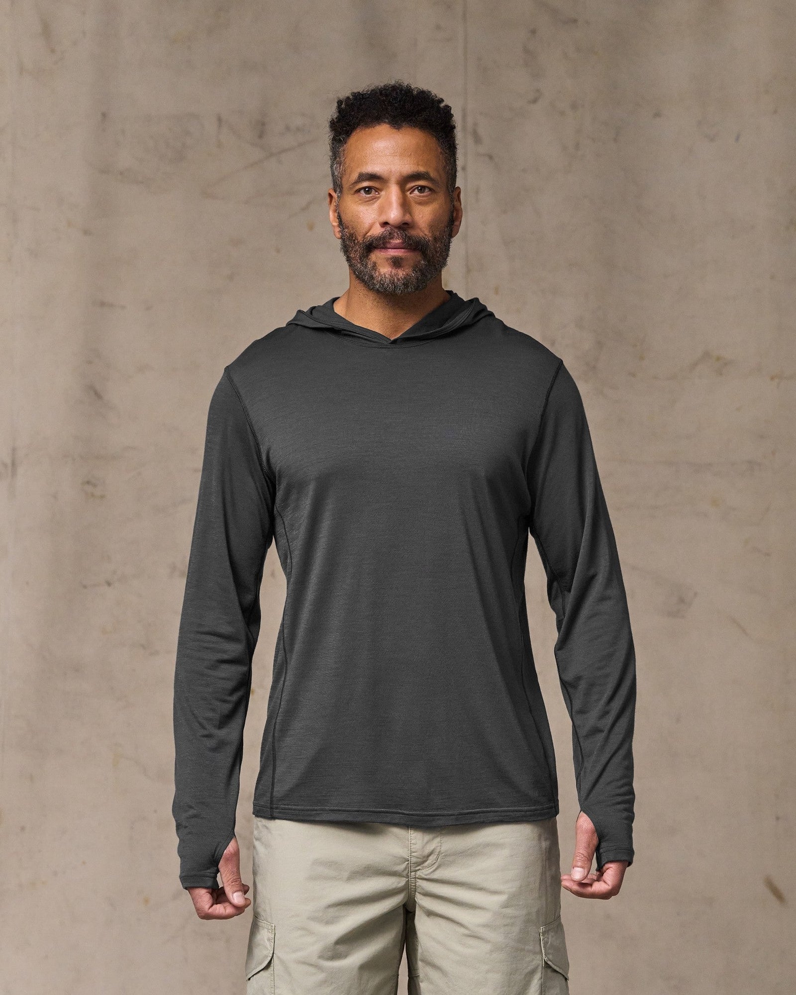Wool Blend Upf Hoodie
