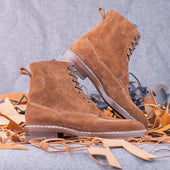 High Cut Derby Boot Norwegian Sewn Apron With Middle Tulip Cut On Sailor Last