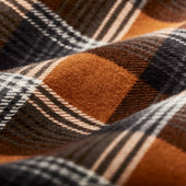 Field Flannel Shirt - Amber Rust / Gray Plaid