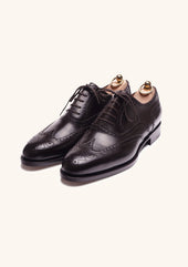 Wingtip Brogue Oxfords With Medallion