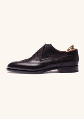 Wingtip Brogue Oxfords With Medallion