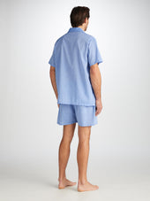 Men S Short Pajamas Amalfi Cotton Batiste