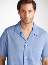 Men S Short Pajamas Amalfi Cotton Batiste