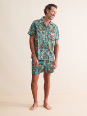 Men S Short Pajamas London Scenic Print