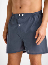 Men S Short Pajamas Cotton Batiste Pin Dot Print