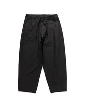 LOUNGER CURVED EASY PANTS / BLACK LINEN