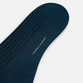Petrol Mid Length Socks