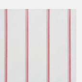 Coral Track Stripe Hand Rolled Handkerchief