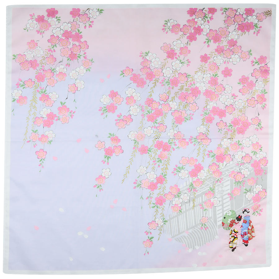 Kimono Motif Cotton Handkerchief