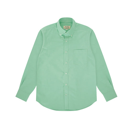 Oxford cotton Button Down Collar shirt (Green)