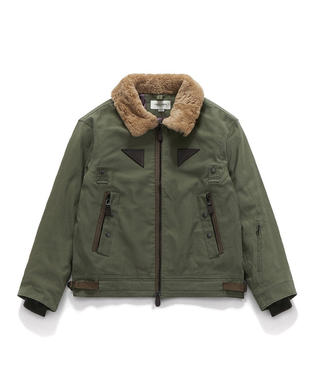 SHEARLING ROYAL FLIGHT JUMPER / OLIVE
