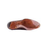 Five Eyelet Split Toe Derby With Alligator Apron
