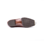 Five Eyelet Split Toe Derby In Mid Russian Calf