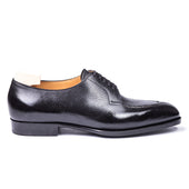 Five Eyelet Split Toe Derby With Hand Stitched Apron In Russian Calf Leather