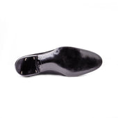 Five Eyelet Split Toe Derby With Hand Stitched Apron In Russian Calf Leather