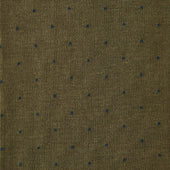 And Navy Polka Dot Cotton Mid Length Socks