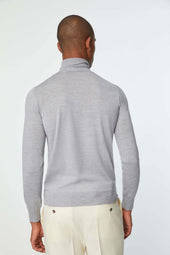 Maglia dolcevita grigio ghiaccio